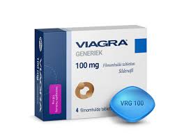 Doosje Viagra erectiepillen met 1 losse pil ervoor.